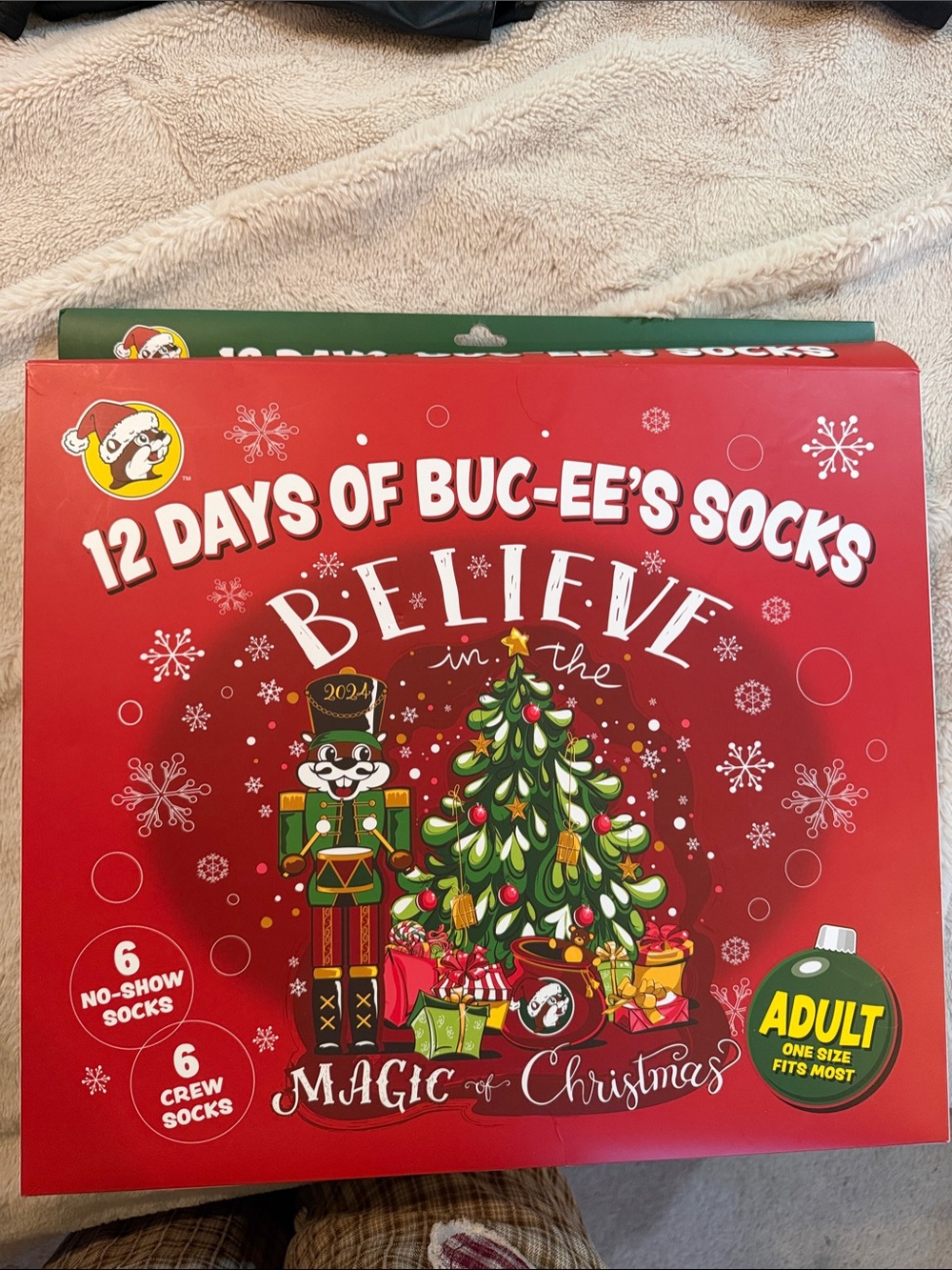 Buc-ee's 12 Days of Socks Holiday Box